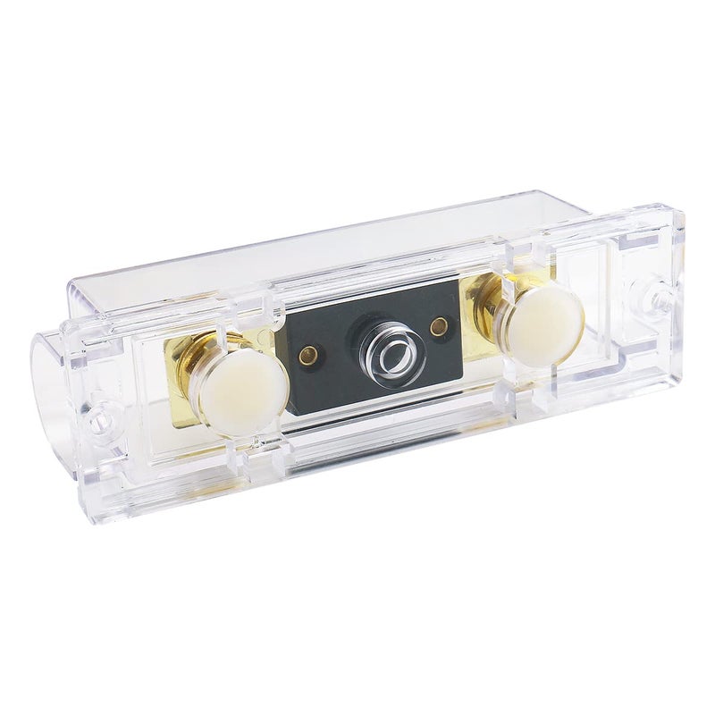 Baomain 1-Pack 200A ANL Fuse Holder Kit with Fuse - Gold-Plated Terminals, for Car Audio, Amplifiers, 12V/24V DC Systems, Compatible with 0/2/4 AWG Wires - Image 3